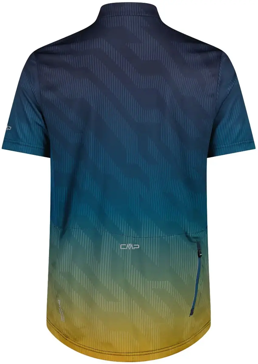 CMP Maillot met Volledige Rits - B Blue/Petroleum/Curcuma - afbeelding 2 van 4