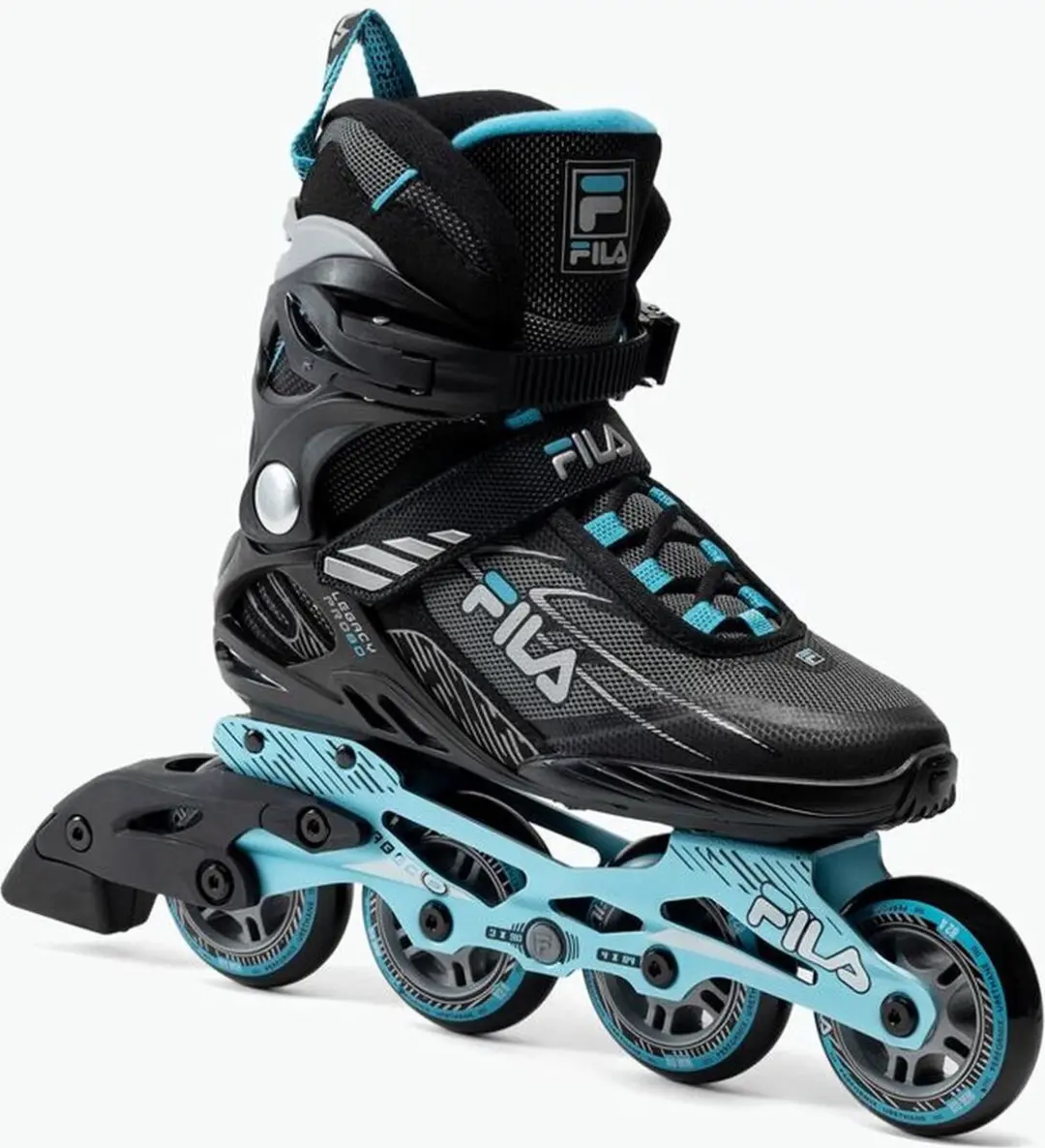 Fila Legacy Pro 80 Inline Skates - Zwart/Lichtblauw - 40 - afbeelding 6 van 6