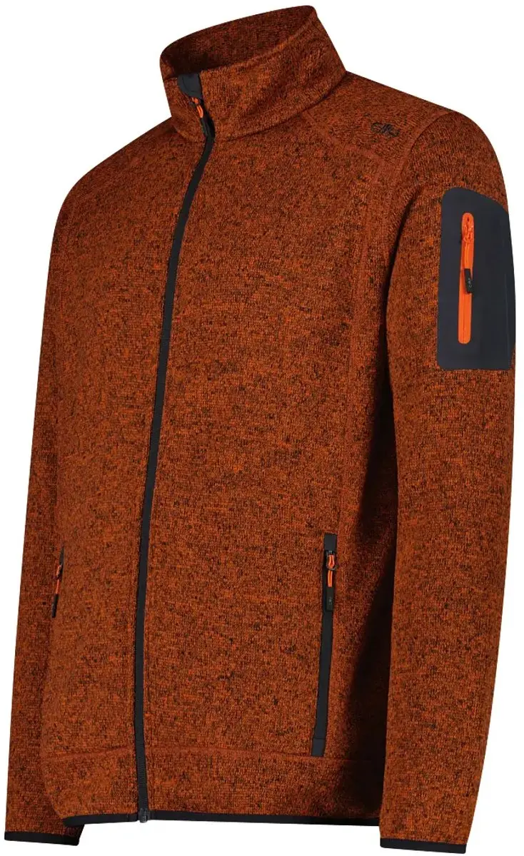 CMP Dikke Gemêleerde Fleece - Corda/Antraciet - 5XL - afbeelding 4 van 6