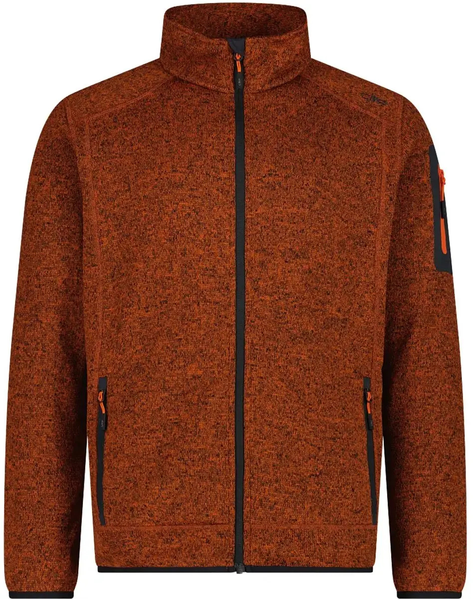 CMP Dikke Gemêleerde Fleece - Corda/Antraciet - 5XL - afbeelding 3 van 6