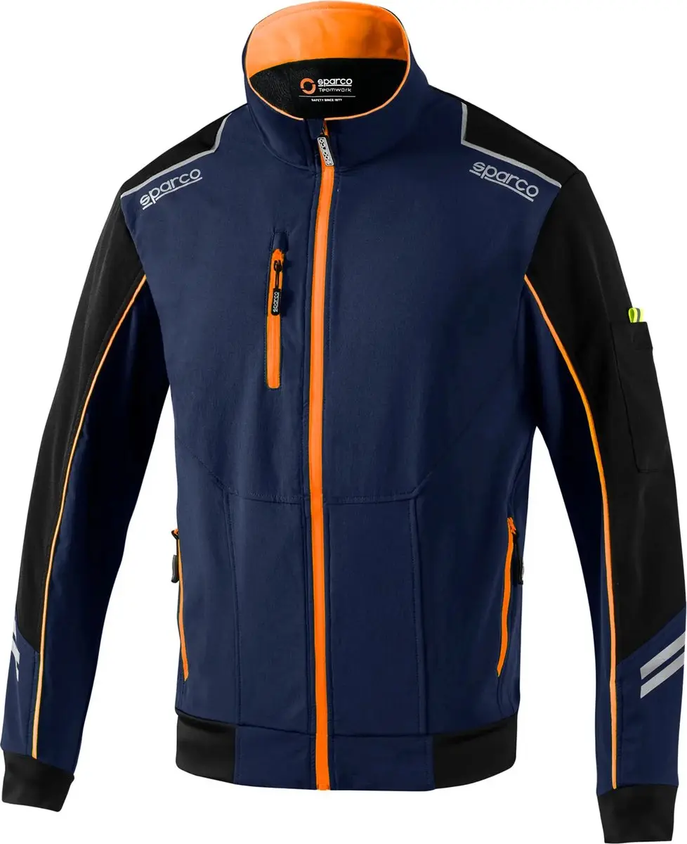 Sparco Tech Austin Light-Shell Softshell jas - Oranje - Maat L