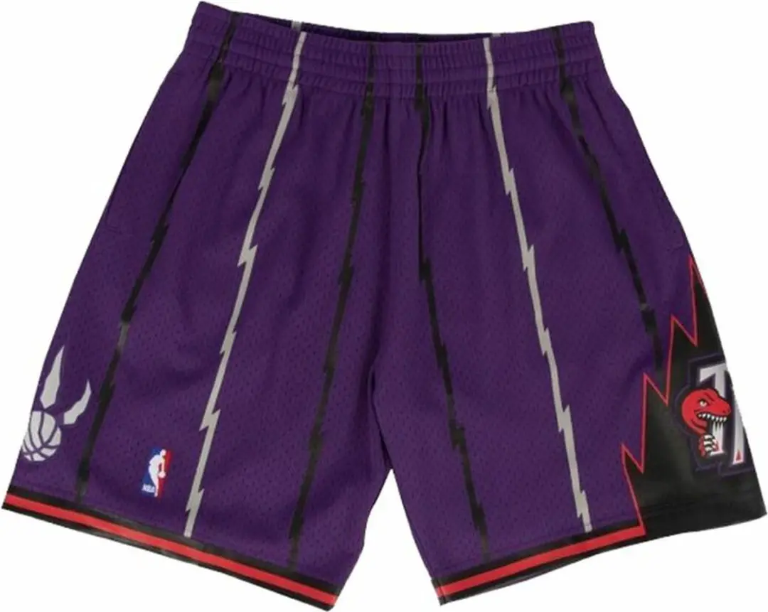 Unisex Sports Shorts Mitchell & Ness Toronto Raptor Violet