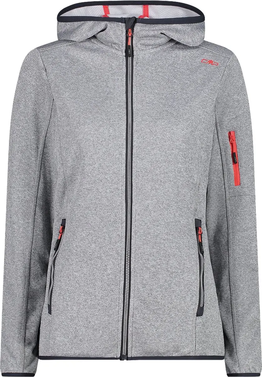 CMP Dames Fleece Jas met Capuchon