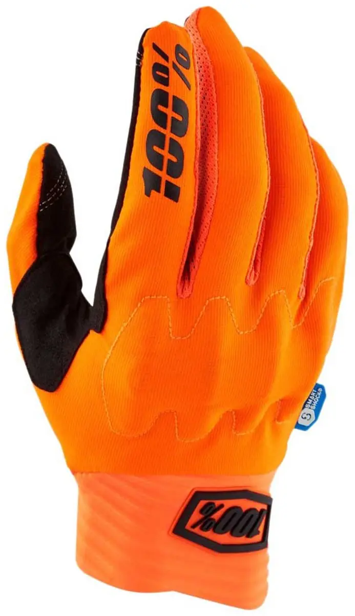 100percent Cognito Smart Shock Handschoenen Oranje S Man