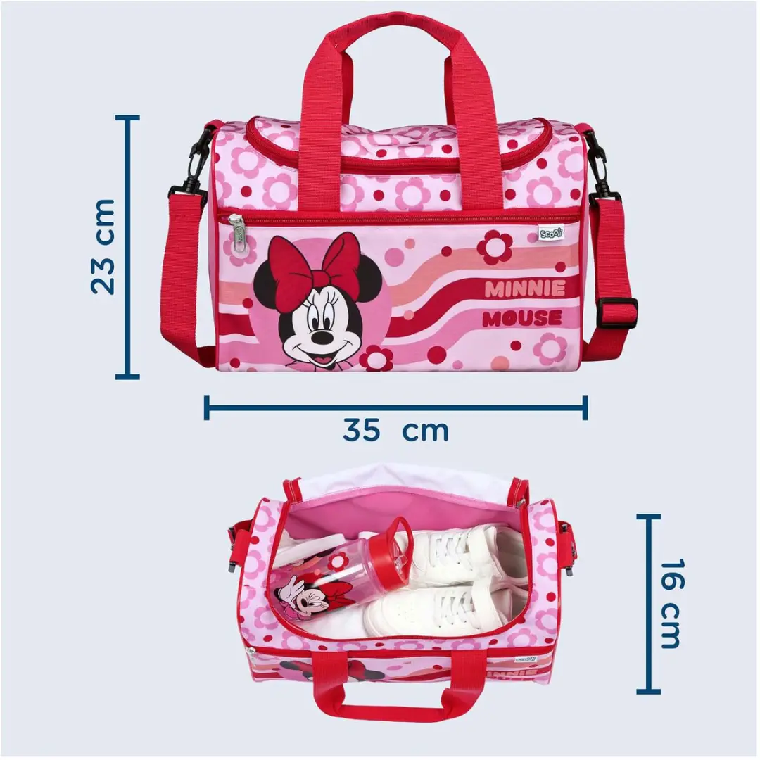 Scooli Sporttas 35 cm - Minnie Mouse 1 - afbeelding 3 van 4