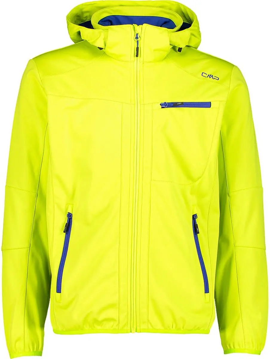 Cmp Zip Hood 32a5017 Softshelljack Groen S Man