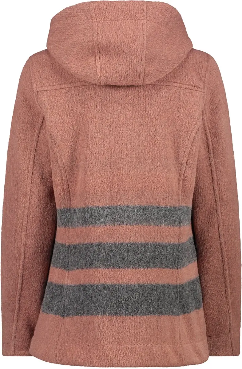 CMP Dames gebreide hoodie met rits - afbeelding 2 van 6