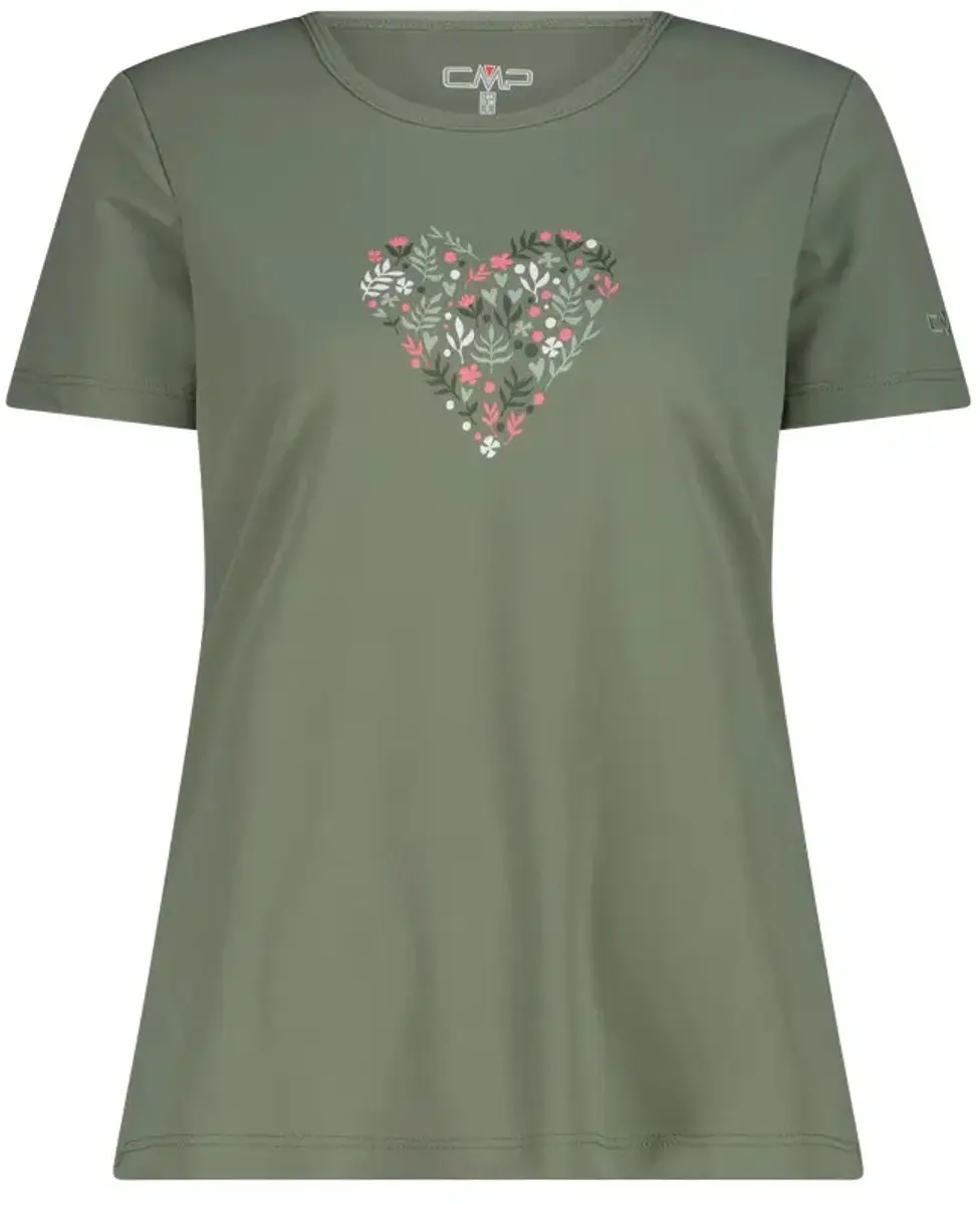 CMP Piqué Shirt met Print voor Dames