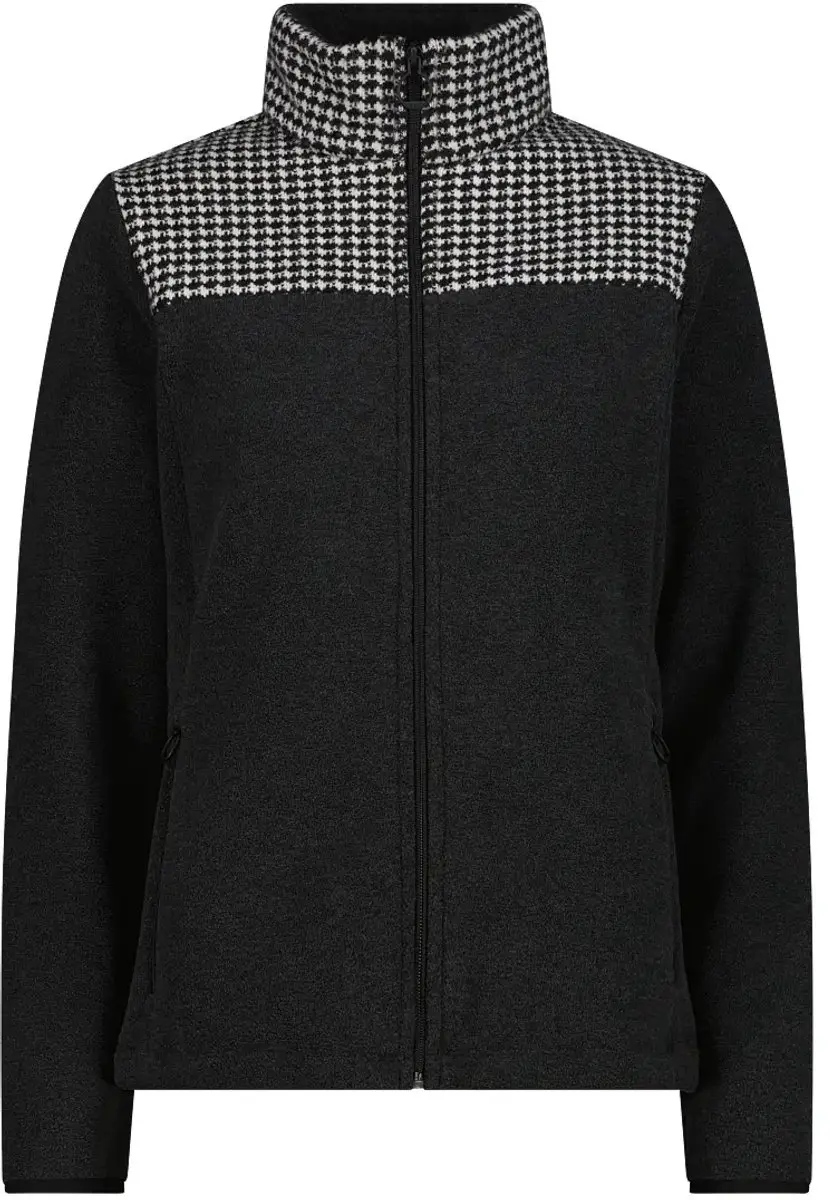 CMP Damesfleece Houndstooth-Print