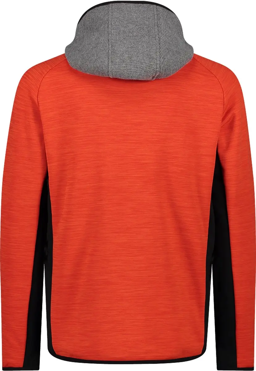 CMP Hybride Hoodie Fleece - Rood - afbeelding 6 van 6