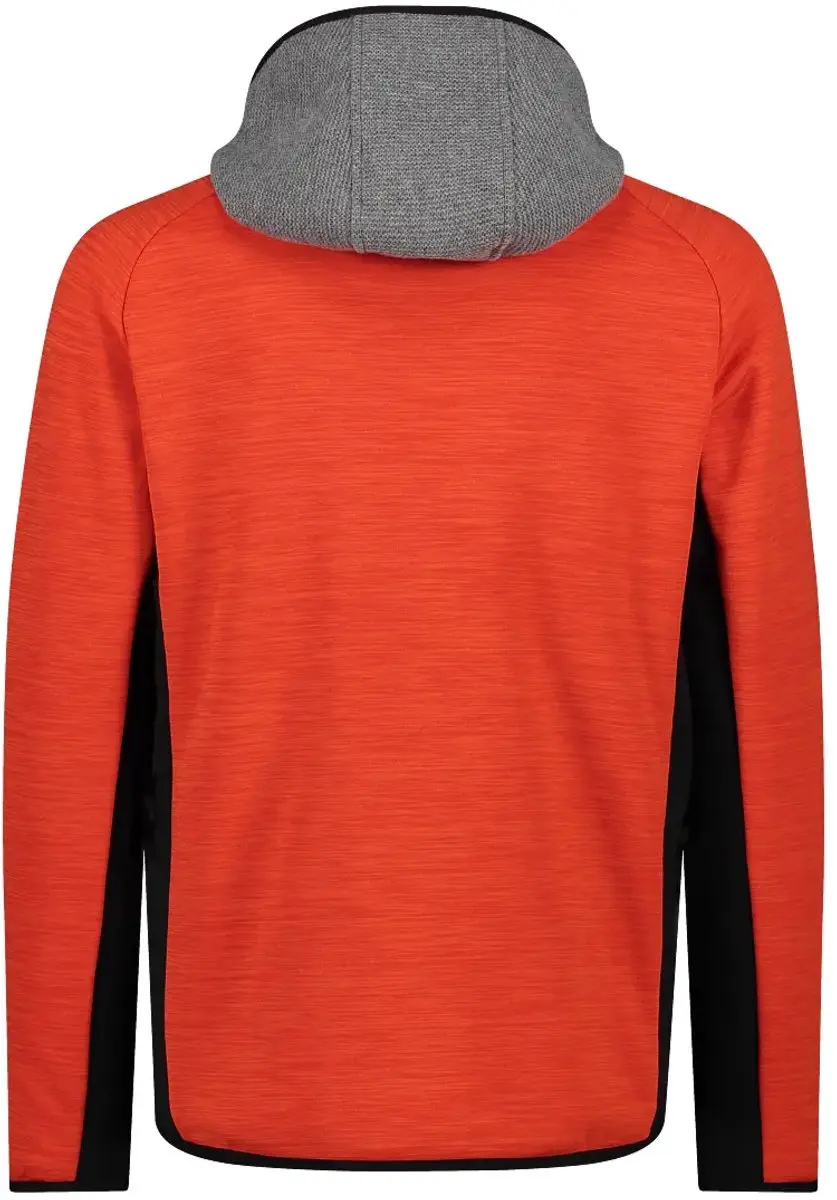 CMP Hybride Hoodie Fleece - Rood - afbeelding 4 van 6
