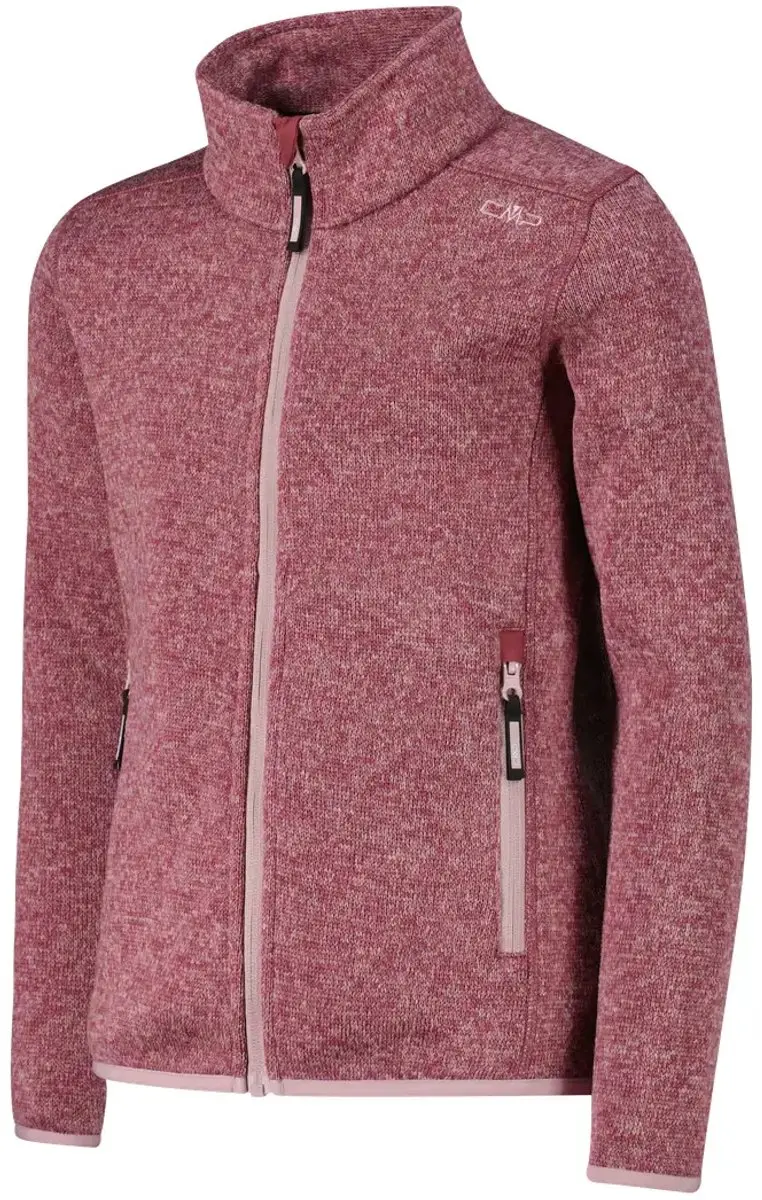 CMP Dikke Knit-Tech Fleece Meisje - Peony/Dawn Pink - afbeelding 2 van 6