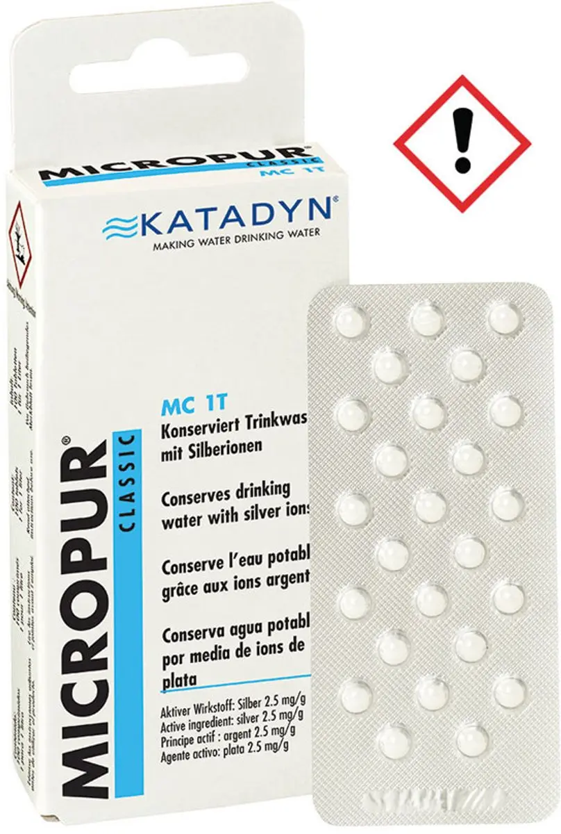 Katadyn Micropur Classic MC 1T/100 Waterconserveringstabletten