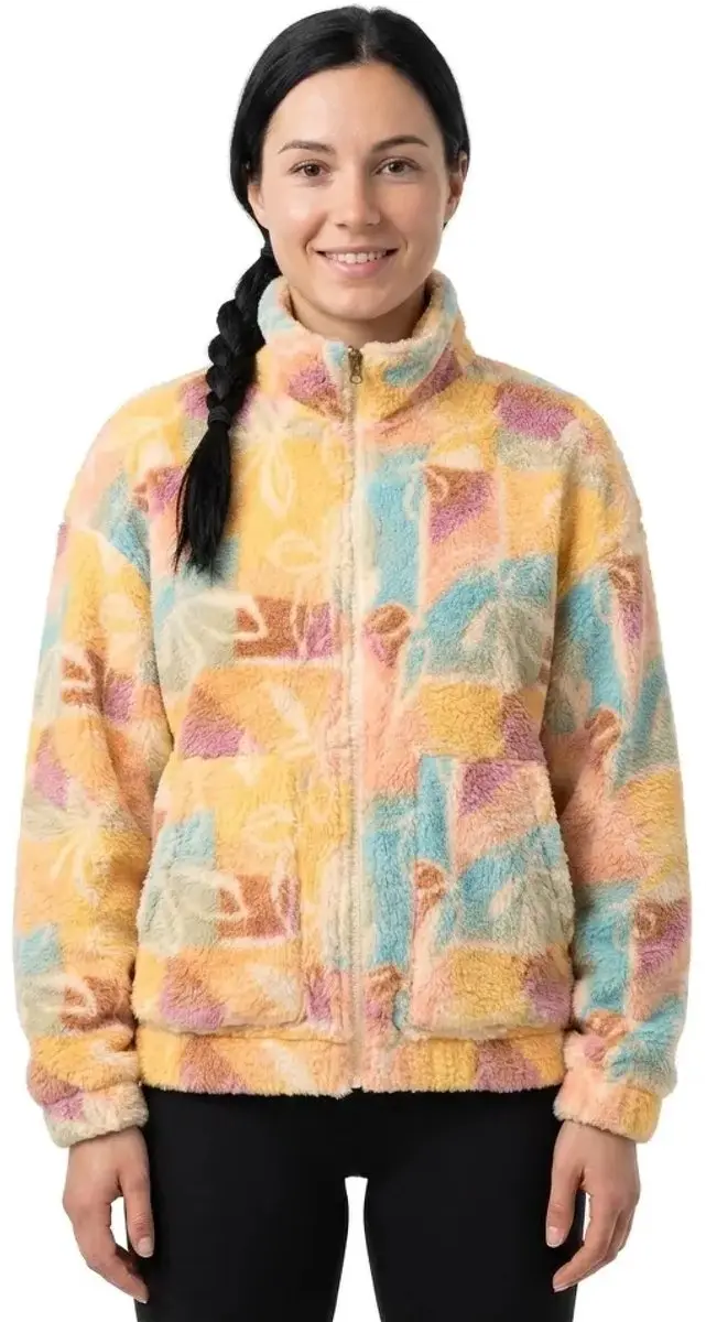 Billabong First Light Fleece Geel M Vrouw