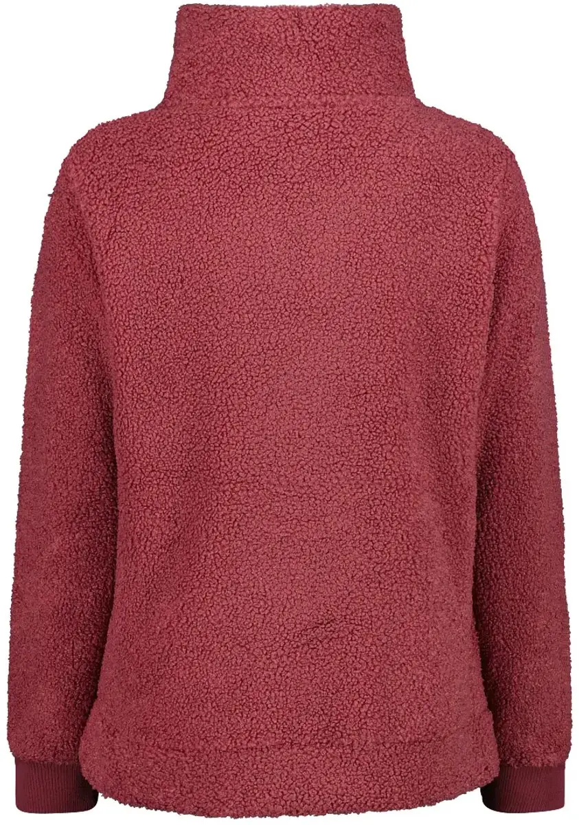 CMP Damesfleece 1/2 Rits High Loft - Pioenroos - afbeelding 6 van 6