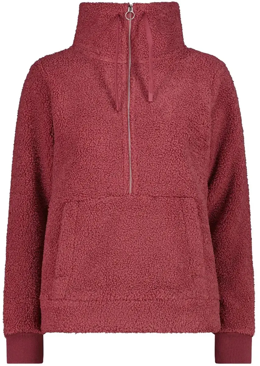 CMP Damesfleece 1/2 Rits High Loft - Pioenroos - afbeelding 3 van 6