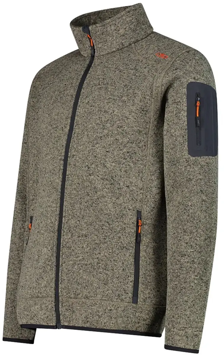 CMP Gemêleerde Fleece - Corda/Antracite - L - afbeelding 3 van 3