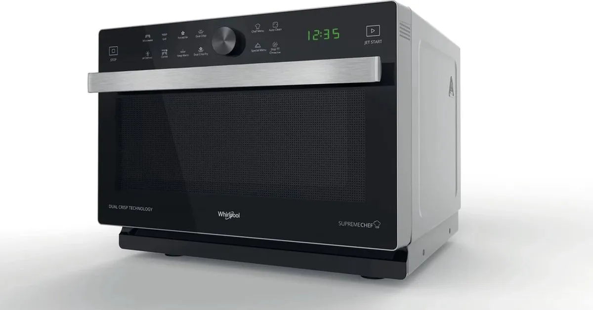 Whirlpool MWSC 833 SB Combinatiemagnetron 33L 900W - Zwart