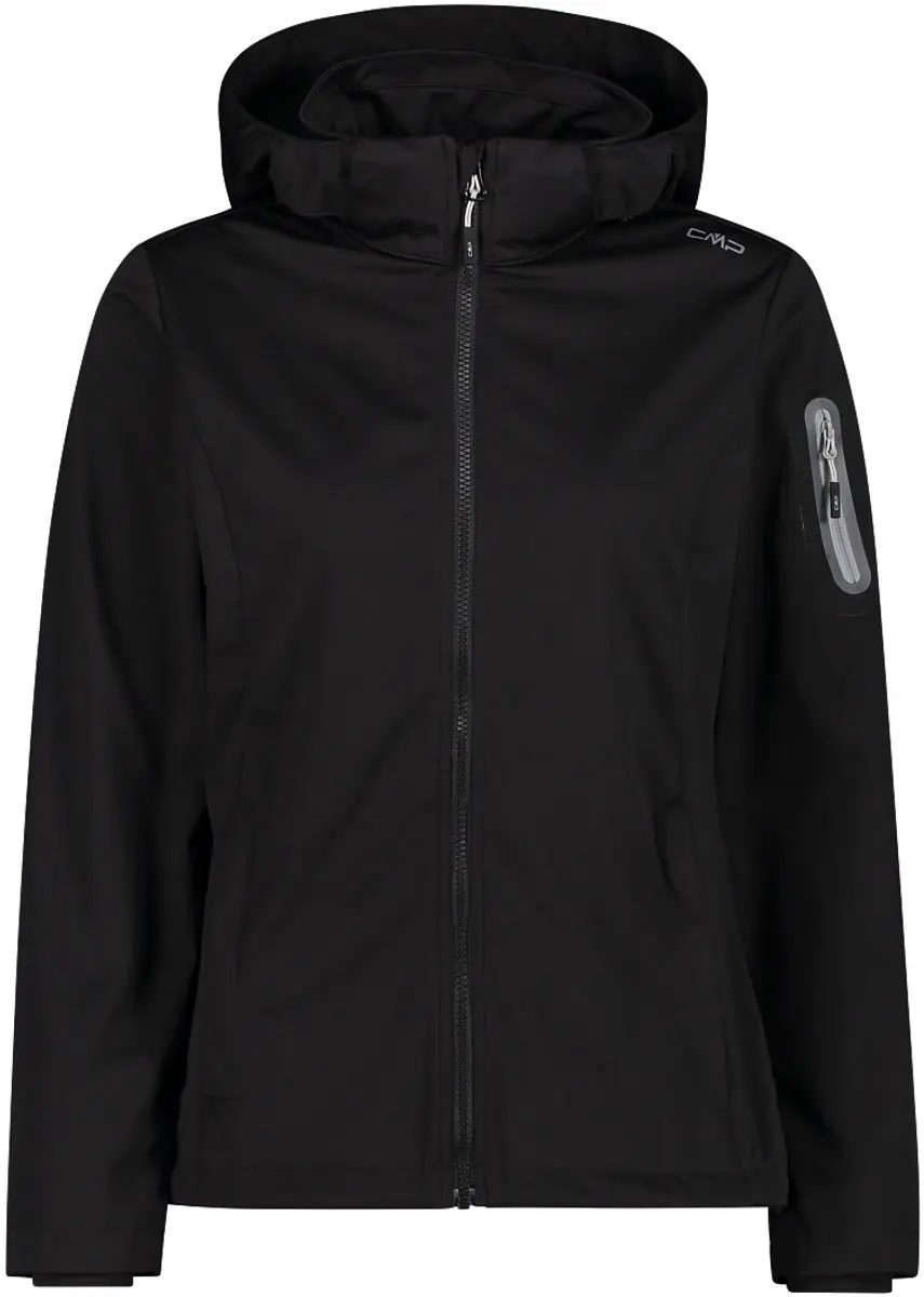 Cmp Light 39a5016 Softshelljack Zwart XL Vrouw