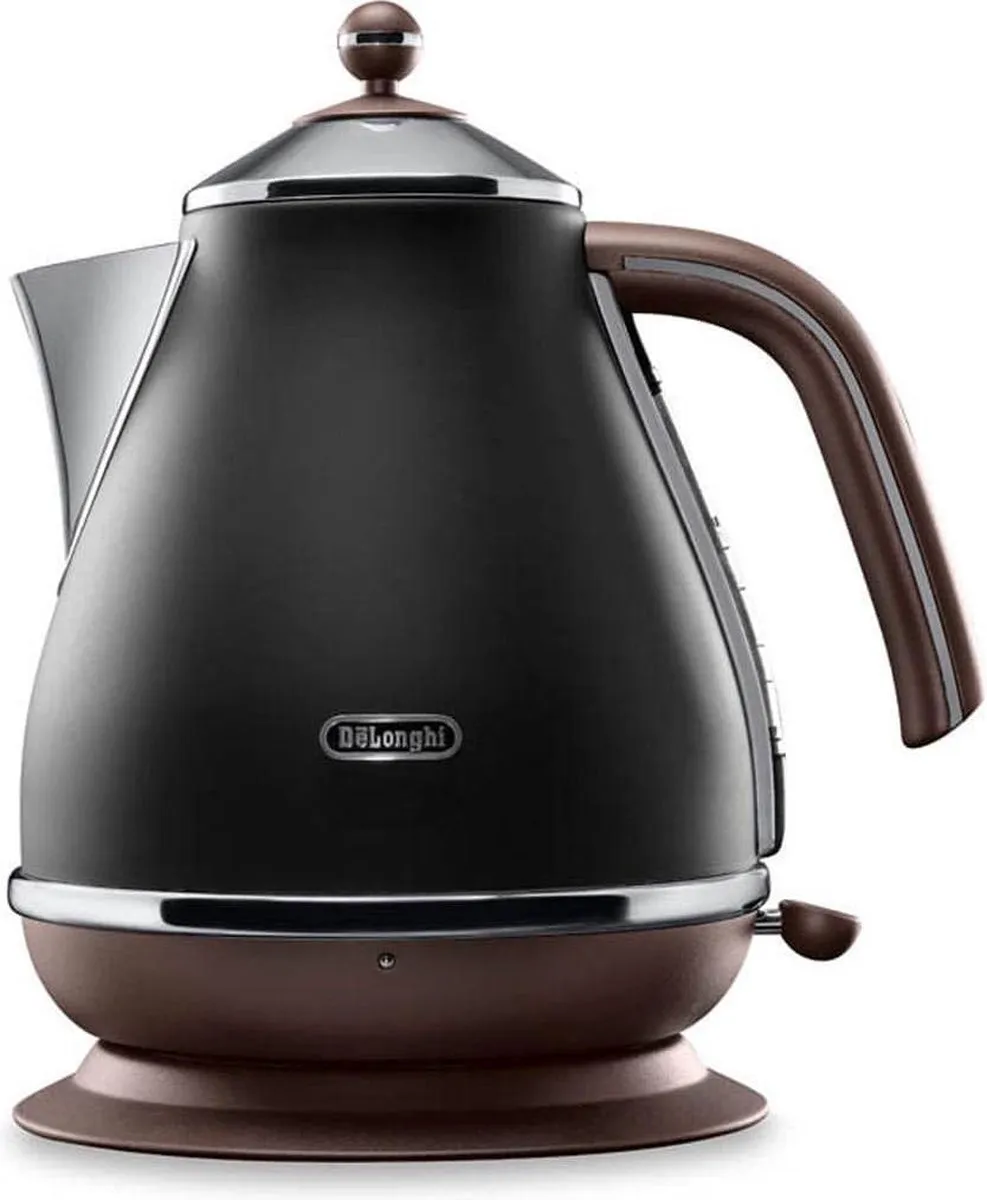 De’Longhi Icona Vintage KBOV2001.BK Waterkoker - 1.7L - 2000W - Zwart