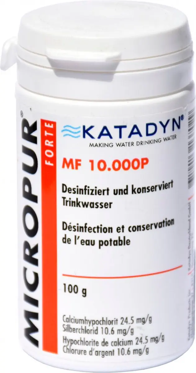 Katadyn Micropur Forte MF 10.000P Zuiveringspoeder 100g - afbeelding 4 van 5