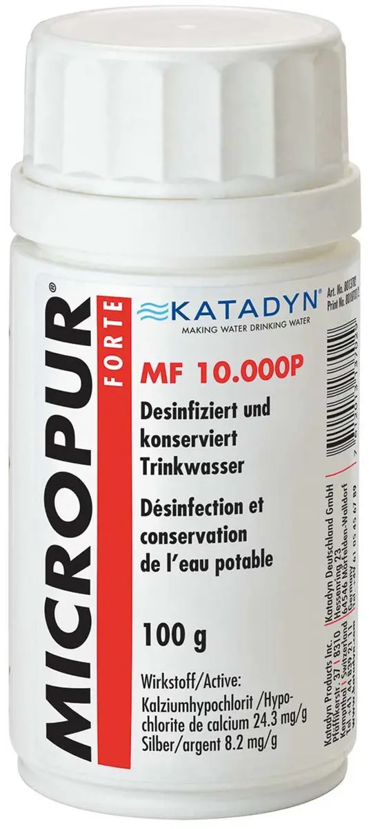Katadyn Micropur Forte MF 10.000P Zuiveringspoeder 100g