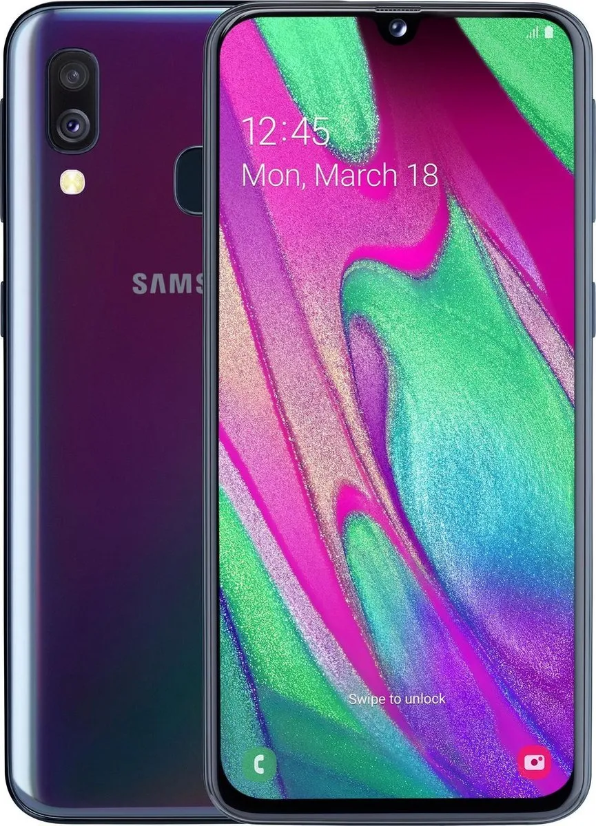 Samsung Galaxy A40 SM-A405FZKDPHN Smartphone - 64GB - Zwart