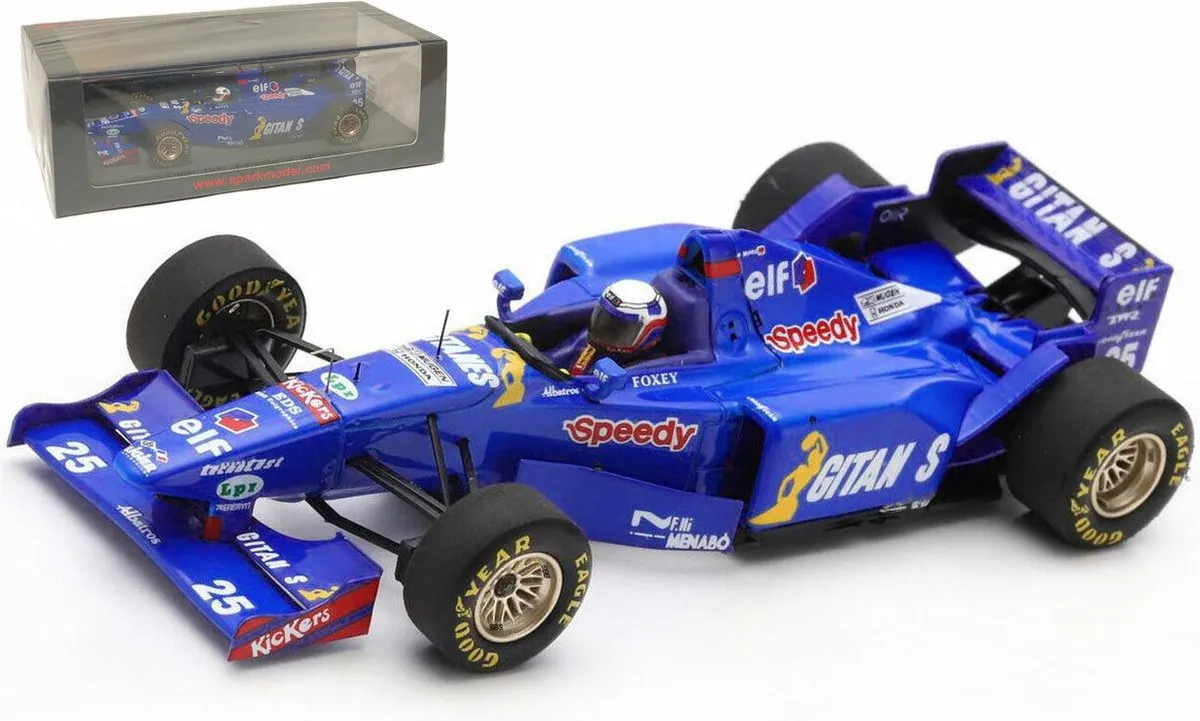 F1 Ligier JS41 #25 3rd Belgium GP 1995 S7408 Modelauto 1:43