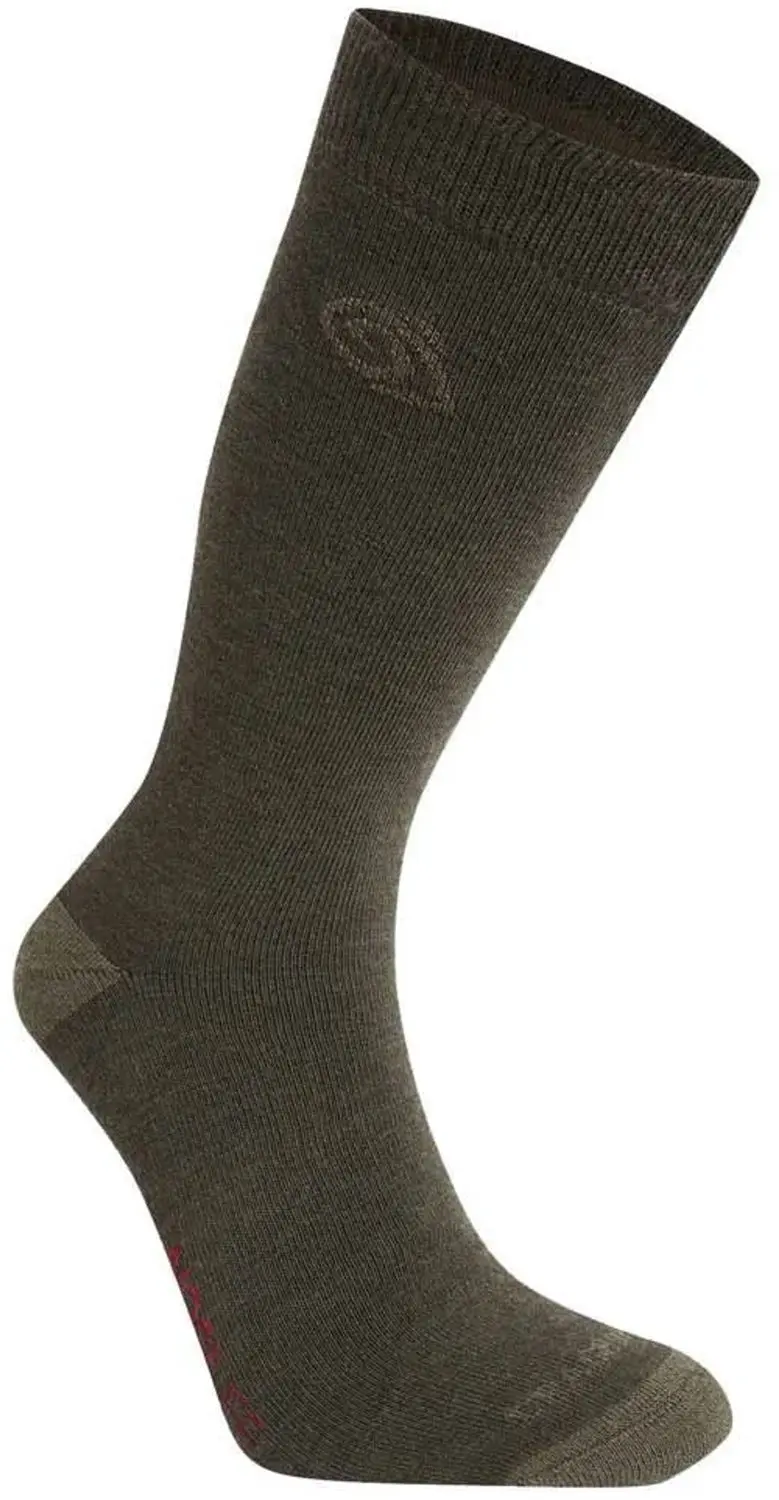 Craghoppers Nosilife Wool Half Lange Sokken Groen EU 43-47