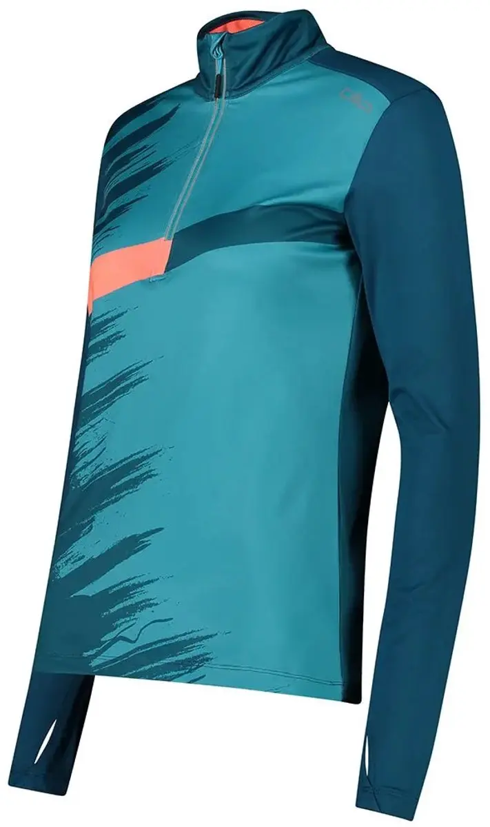 CMP Damessweatshirt met Halve Rits - Blauw - M - afbeelding 5 van 6