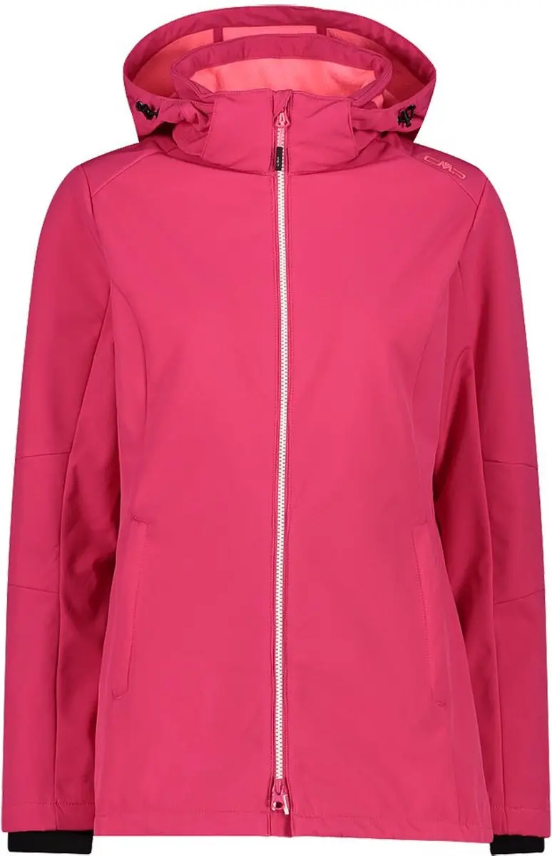 Cmp Long Fit 3a22226 Softshelljack Roze 3XL Vrouw
