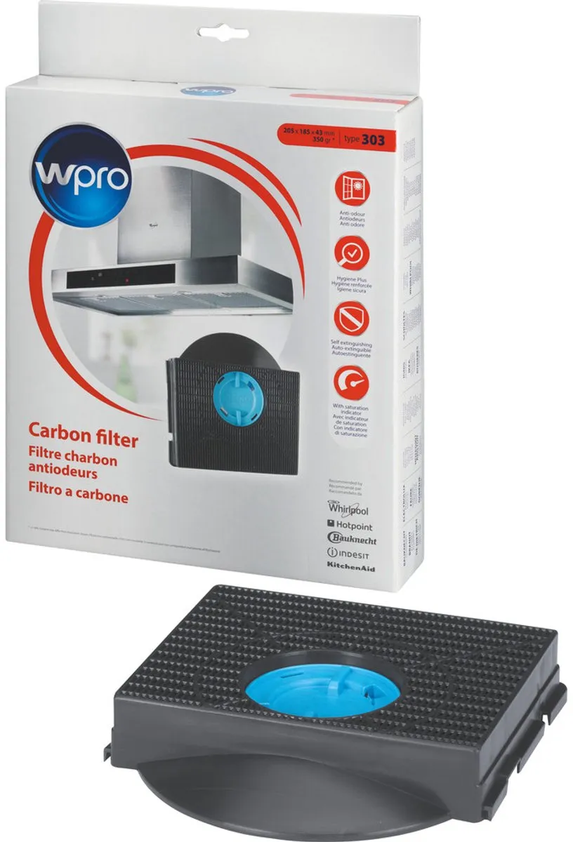Whirlpool CHF303 Koolstoffilter - Wit