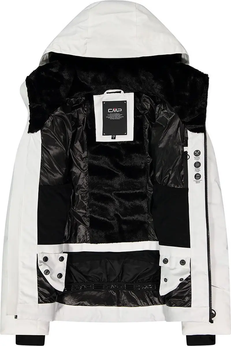 CMP Dames Ski Jas - Basic White - XL - afbeelding 3 van 4