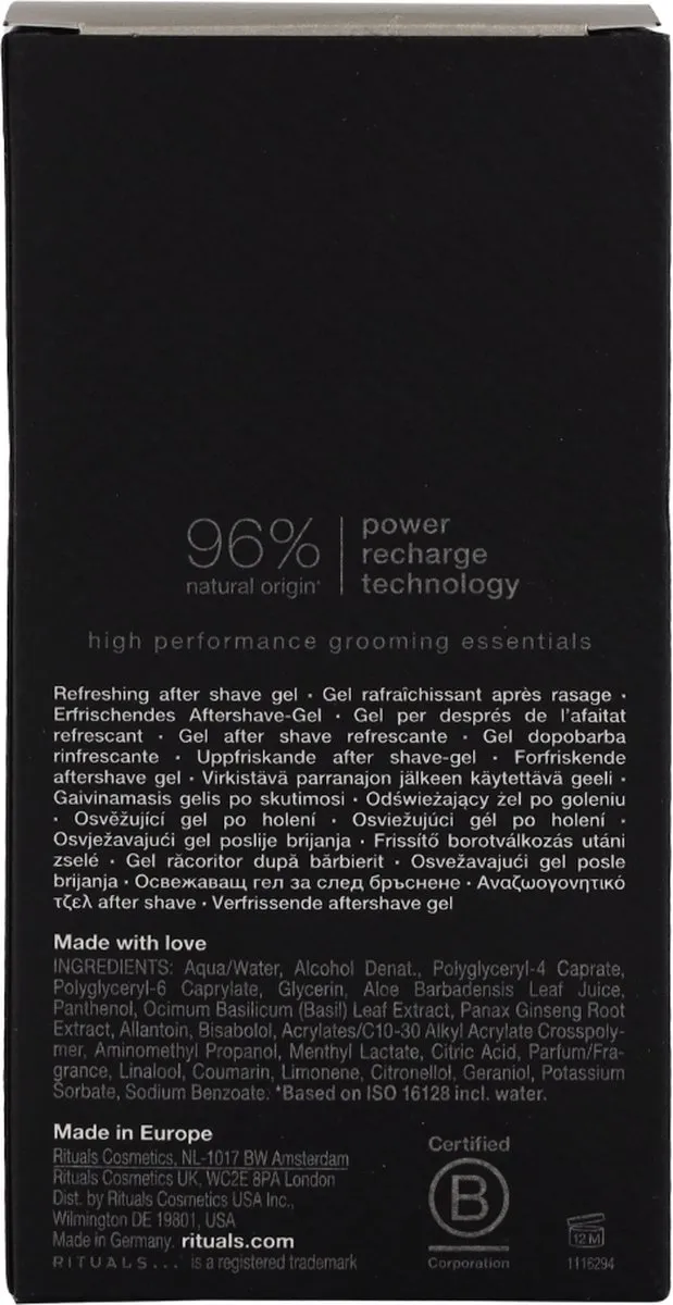 Rituals After Shave Refreshing Gel Homme - 100 ml