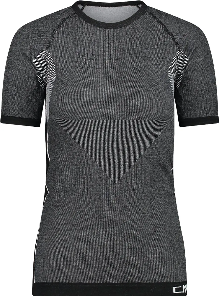 CMP Naadloos dames-T-shirt - Nero - afbeelding 3 van 6