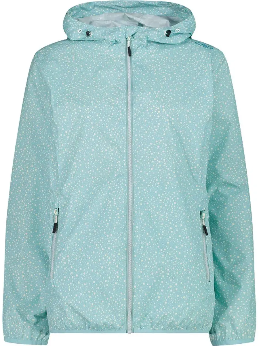 Cmp 31x7296 Rain Fix Hood Jas Blauw M Vrouw