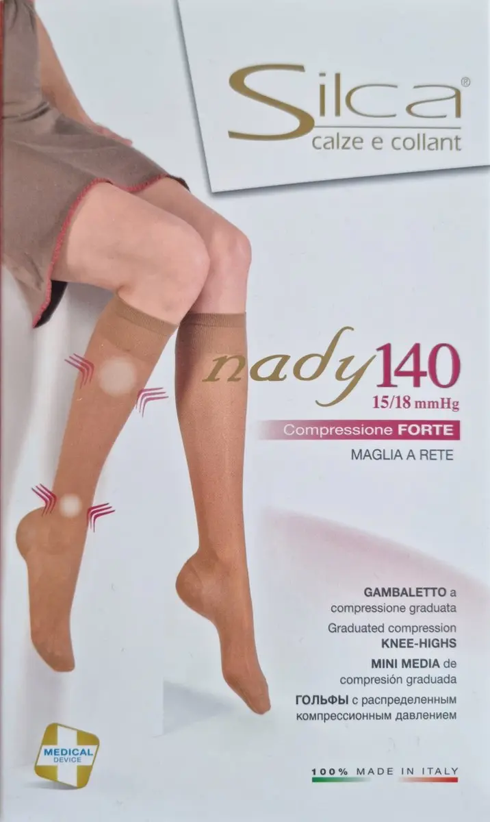 Silca® Nady 140 15/18 mmHg Transparante compressiekousen