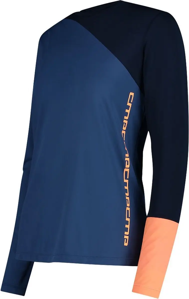 CMP Dames T-shirt Lange Mouwen - Dusty Blue - XXL - afbeelding 3 van 3