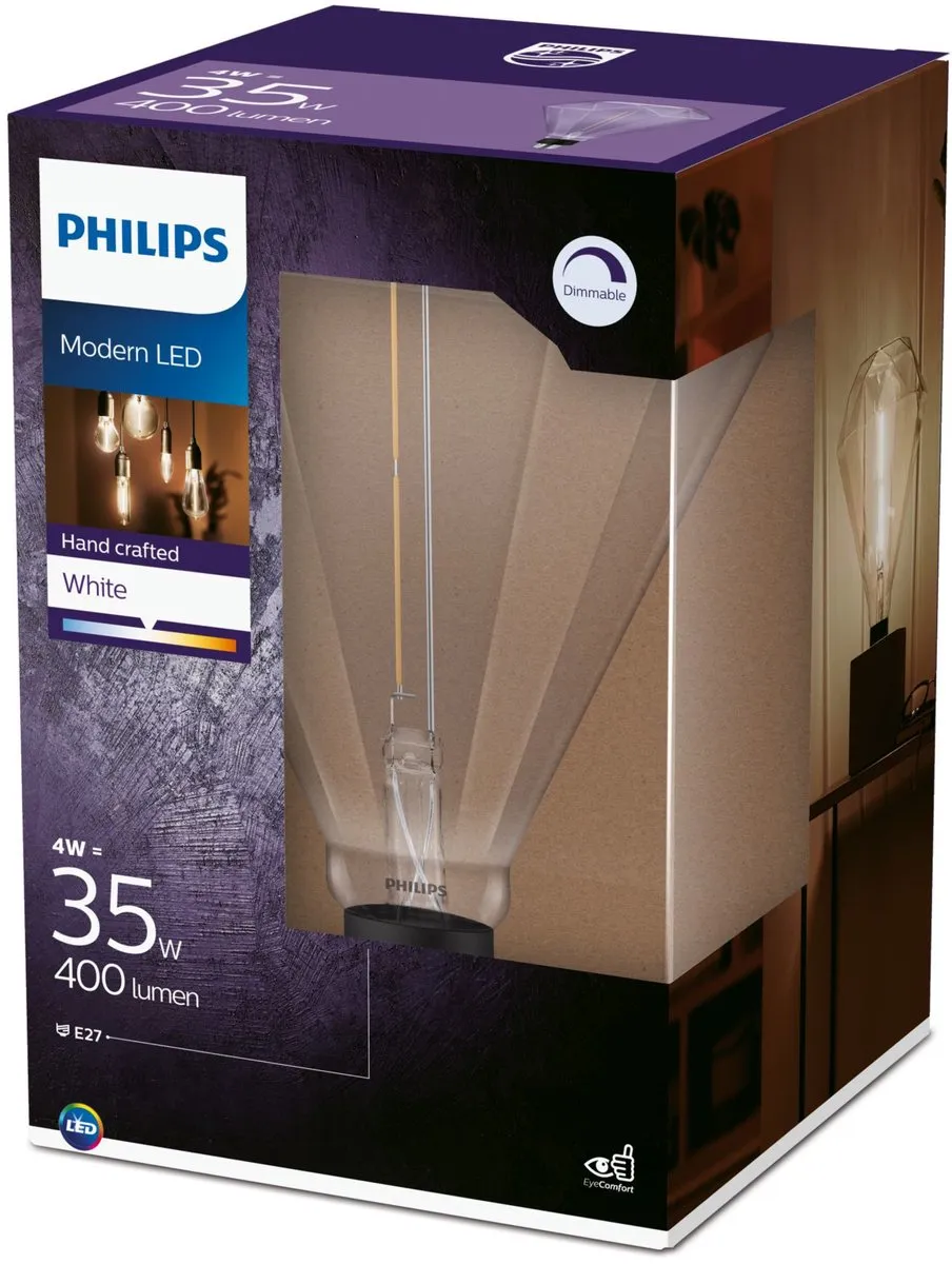 Philips LED Diamond Giant 35W E27 - Warm wit 3000K