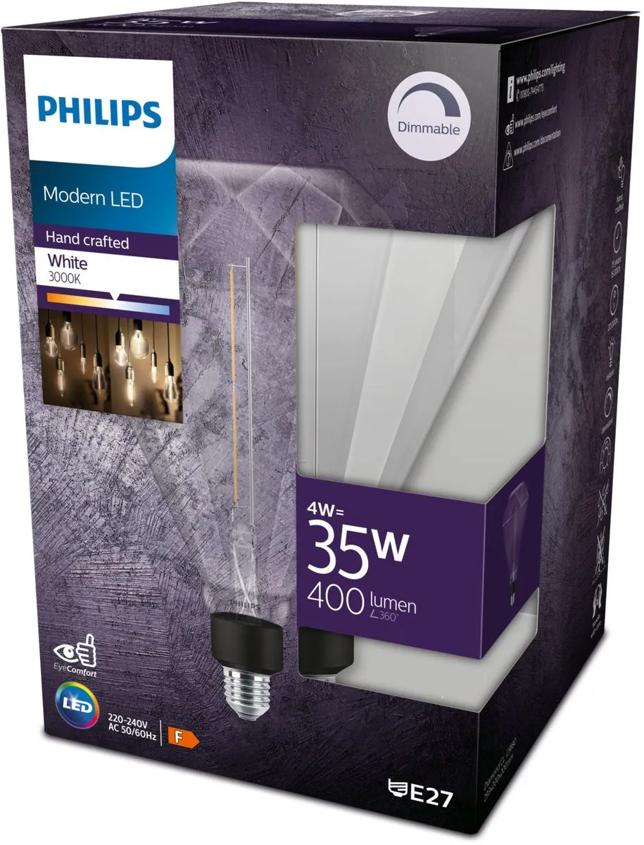 Philips LED Diamond Giant 35W E27 - Warm wit 3000K