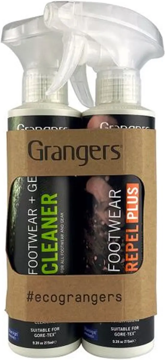 Grangers Footwear & Gear Cleaner + Footwear Repel Plus - 275ml - afbeelding 2 van 3
