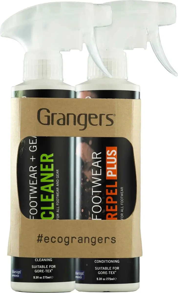 Grangers Footwear & Gear Cleaner + Footwear Repel Plus