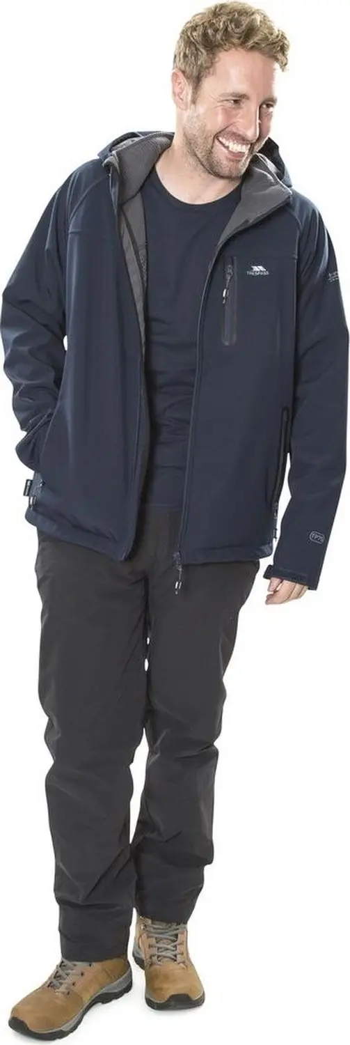 Trespass Accelerator II Heren Softshell Jas - Navy - afbeelding 2 van 6
