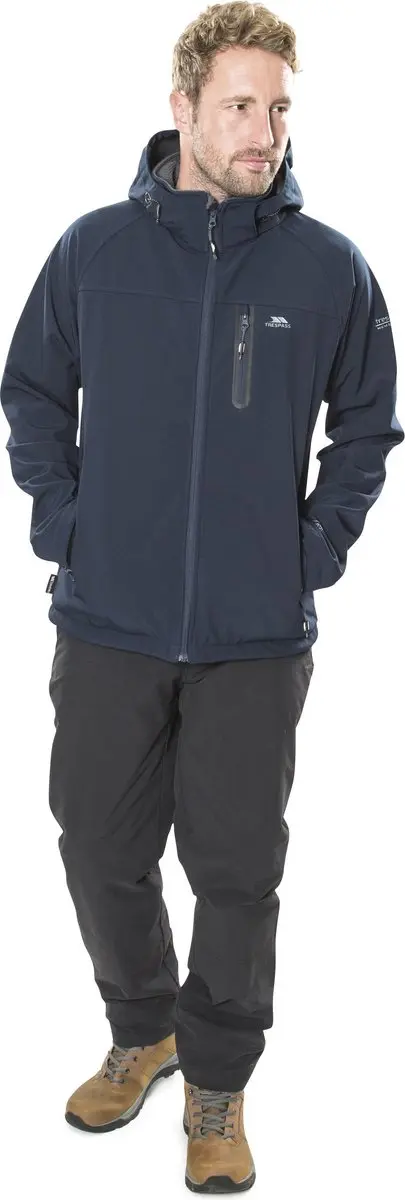Trespass Accelerator II Heren Softshell Jas - Navy - afbeelding 5 van 6
