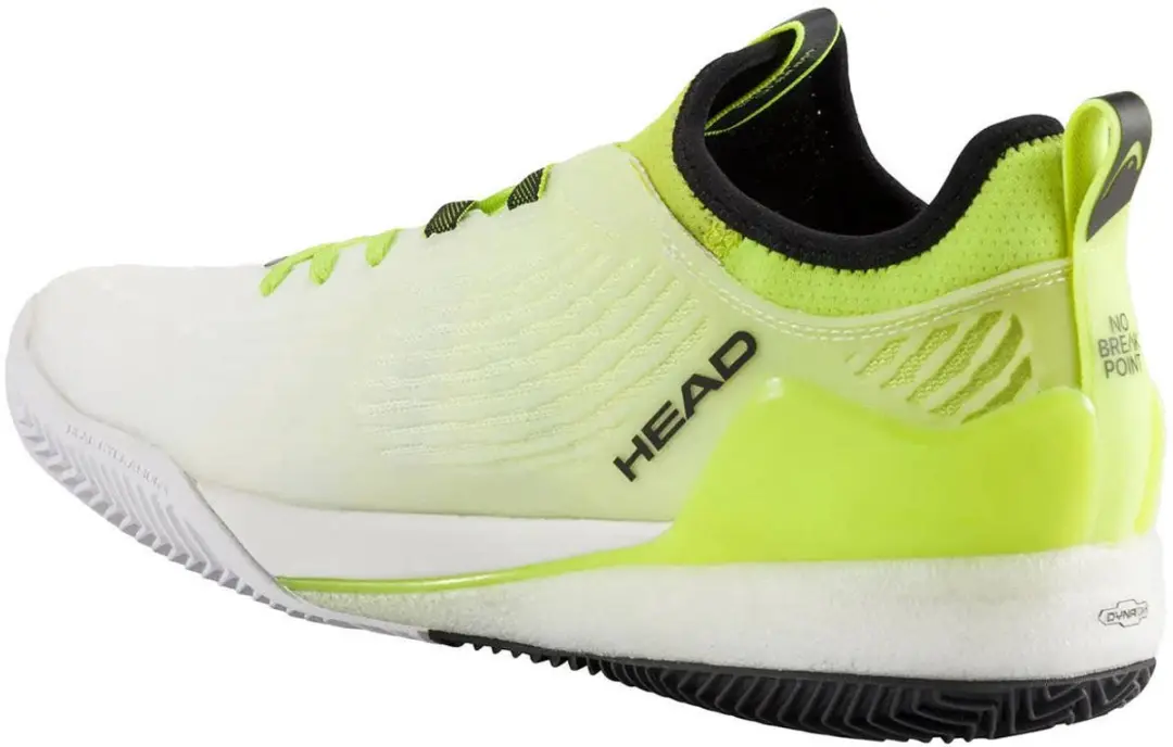 Head Endure Pro Clay Tennisschoenen - Geel/Wit - 42,5 - afbeelding 2 van 6