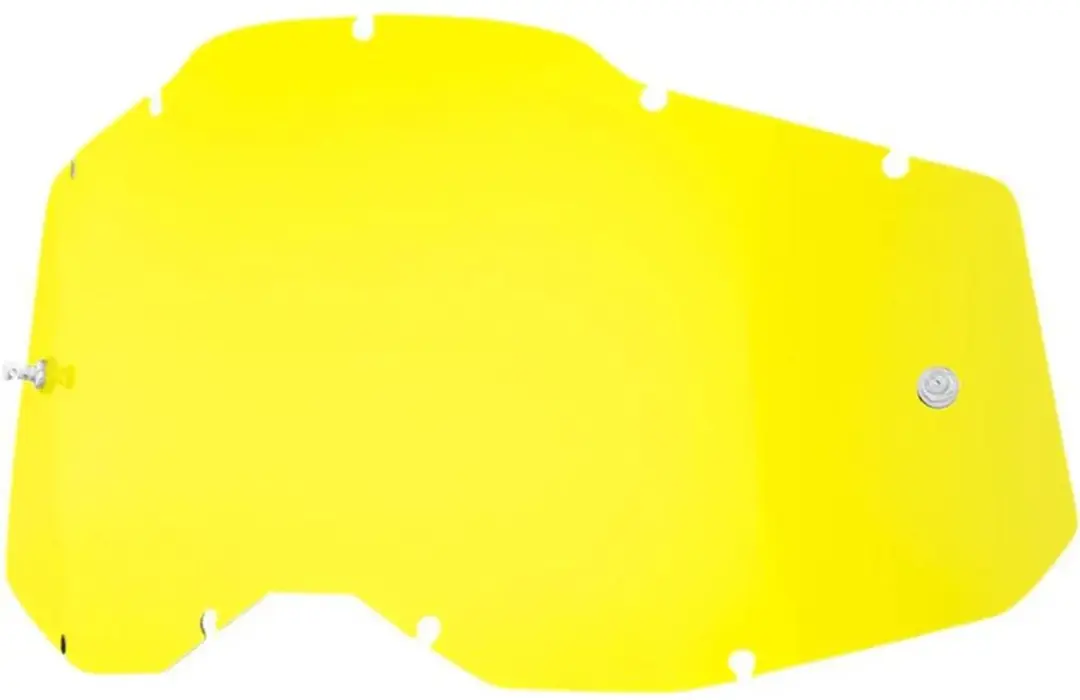 100percent Racecraft/Accuri/Strata Vervangende Lens - Geel - afbeelding 3 van 3
