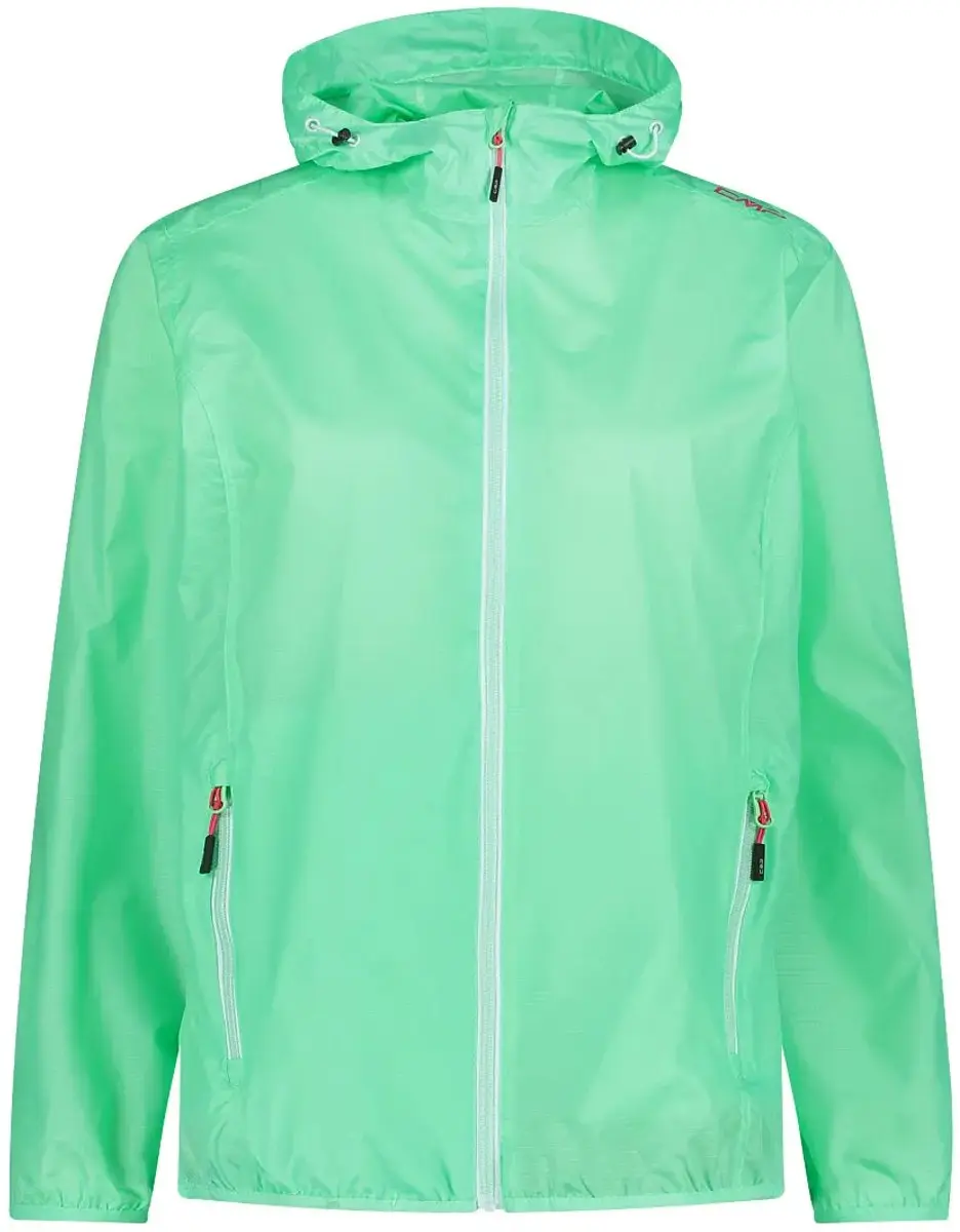 CMP Rain Fix Hood Waterdichte Jas Dames - Menta - 2XL - afbeelding 4 van 5