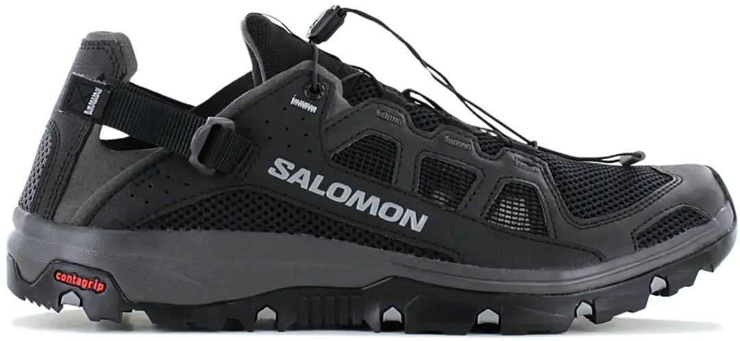 Salomon Techamphibian 5 Heren Outdoorschoenen - Zwart - afbeelding 2 van 6