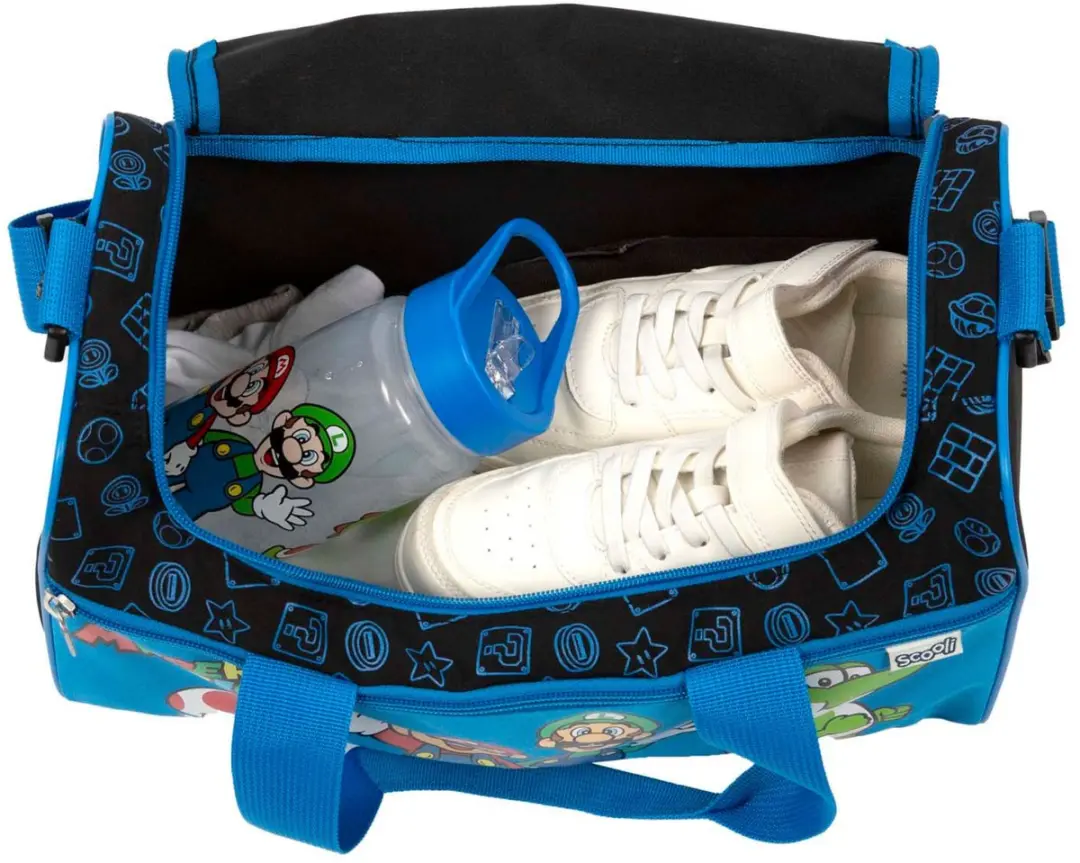 Scooli Sporttas 35 cm - Super Mario - afbeelding 3 van 6