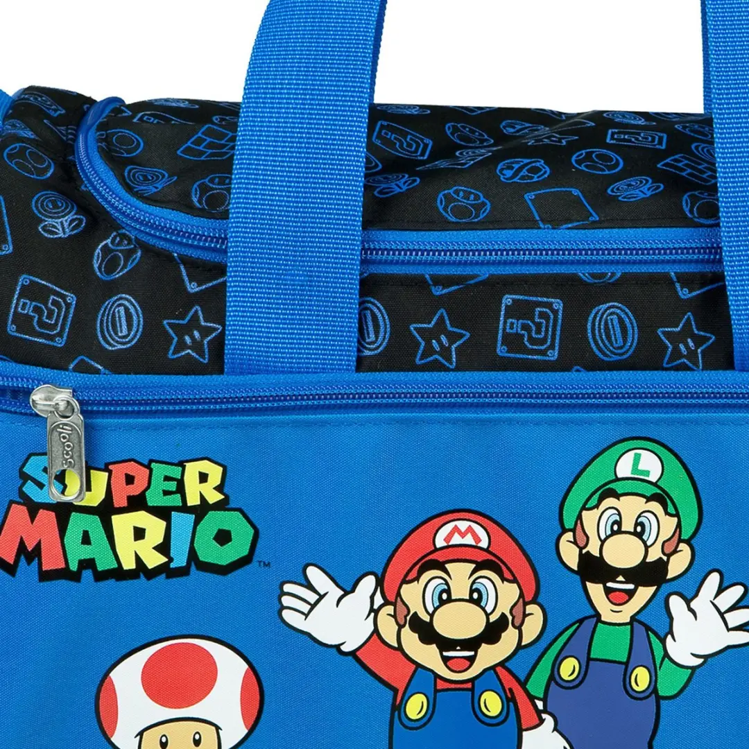 Scooli Sporttas 35 cm - Super Mario - afbeelding 4 van 6
